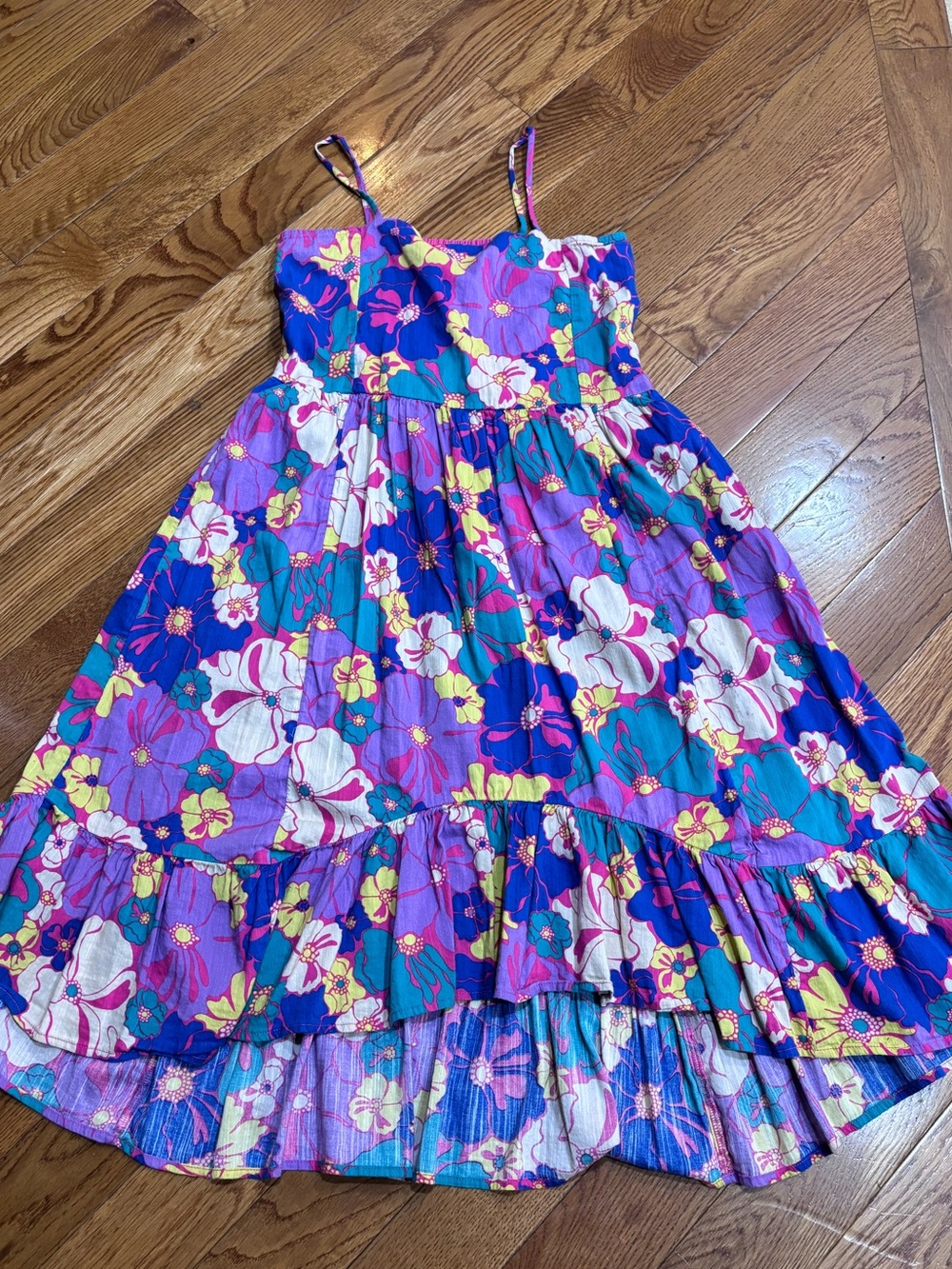 GAP Girls Floral Sundress in Purple, Blue, Pink, Yellow, White